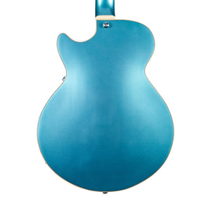 D'Angelico Premier SS Semi-Hollow Electric Guitar w/Stopbar Tailpiece, Ocean Turquoise