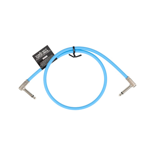 Ernie Ball P06458 Flex Instrument Patch Cable, 24 Inch, Blue, Single