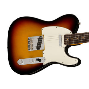Fender American Vintage II 63 Telecaster Electric Guitar, RW FB, 3-Tone Sunburst