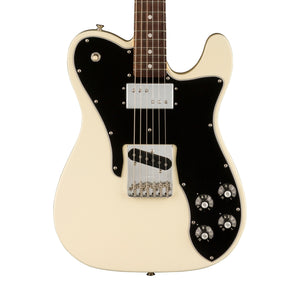 Fender American Vintage II 77 Telecaster Custom Electric Guitar, RW FB, Olympic White
