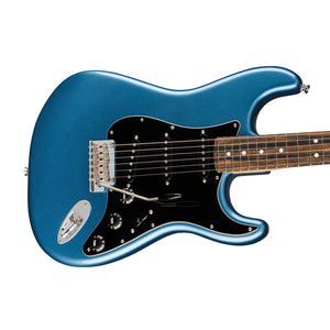 Fender Ltd Ed American Professional Stratocaster Electric Guitar, Ebony FB, Lake Placid Blue