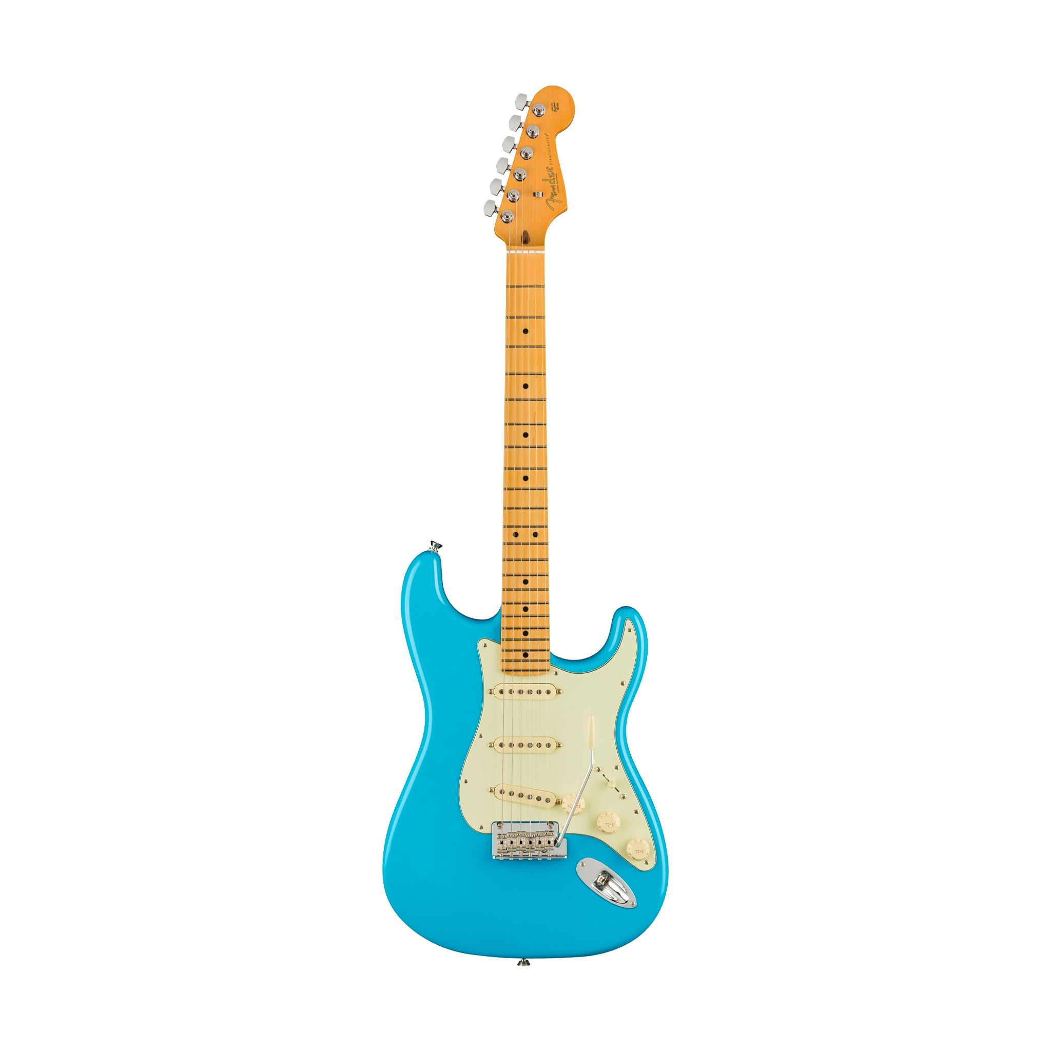 Fender American Professional II Stratocaster Electric Guitar, Maple FB, Miami Blue