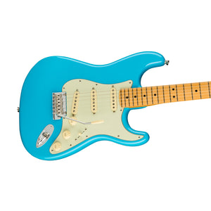 Fender American Professional II Stratocaster Electric Guitar, Maple FB, Miami Blue