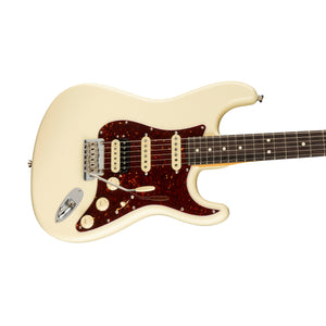 Fender American Professional II HSS Stratocaster Electric Guitar, RW FB, Olympic White