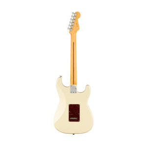 Fender American Professional II Left-Handed Stratocaster Electric Guitar, Maple FB, Olympic White