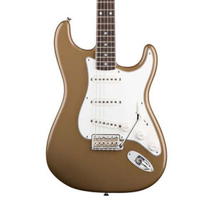 Fender Artist Eric Johnson Stratocaster Guitar, RW Neck, Medium Palomino Metallic, w/Case