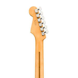 Fender American Ultra Luxe Stratocaster Electric Guitar, Maple FB, Plasma Red Burst