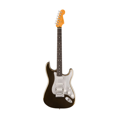 Fender American Ultra II Stratocaster HSS Electric Guitar, Ebony FB, Texas Tea