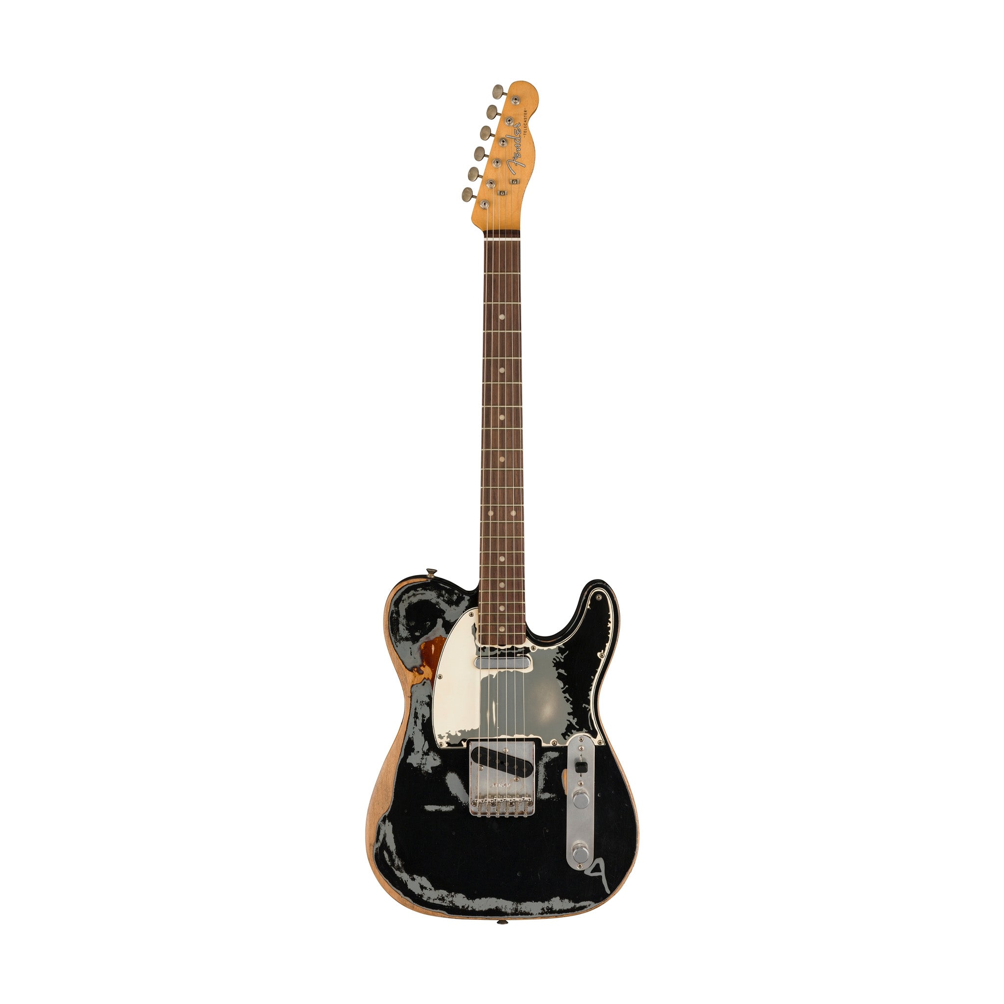 joe strummer gear Fender Joe Strummer Road Worn Telecaster Electric Guitar, RW FB, Black – Swee Lee Philippines