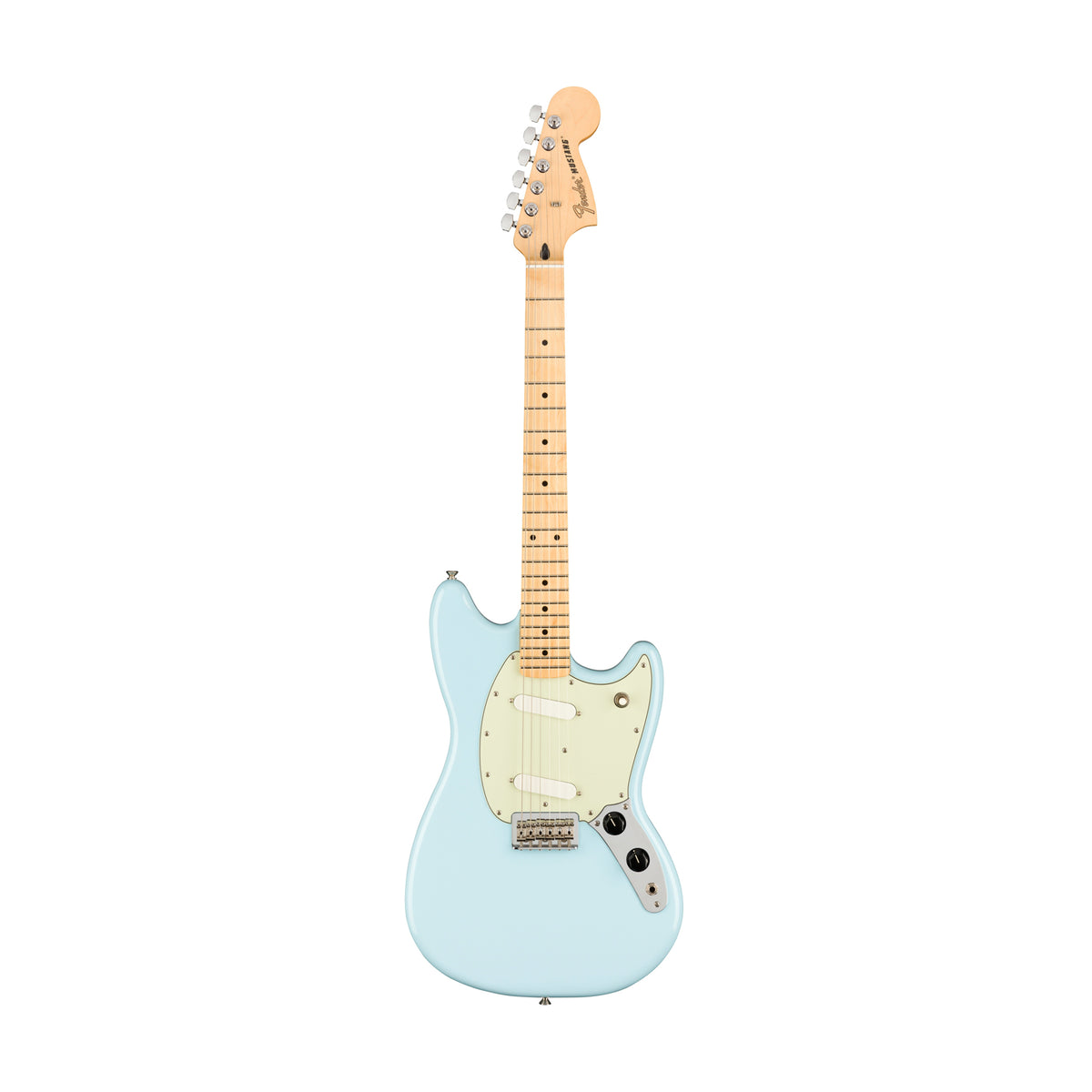 Fender Player Mustang Electric Guitar, Maple FB, Sonic Blue – Swee