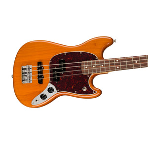 Fender Player Mustang PJ Bass Guitar, Pau Ferro FB, Aged Natural