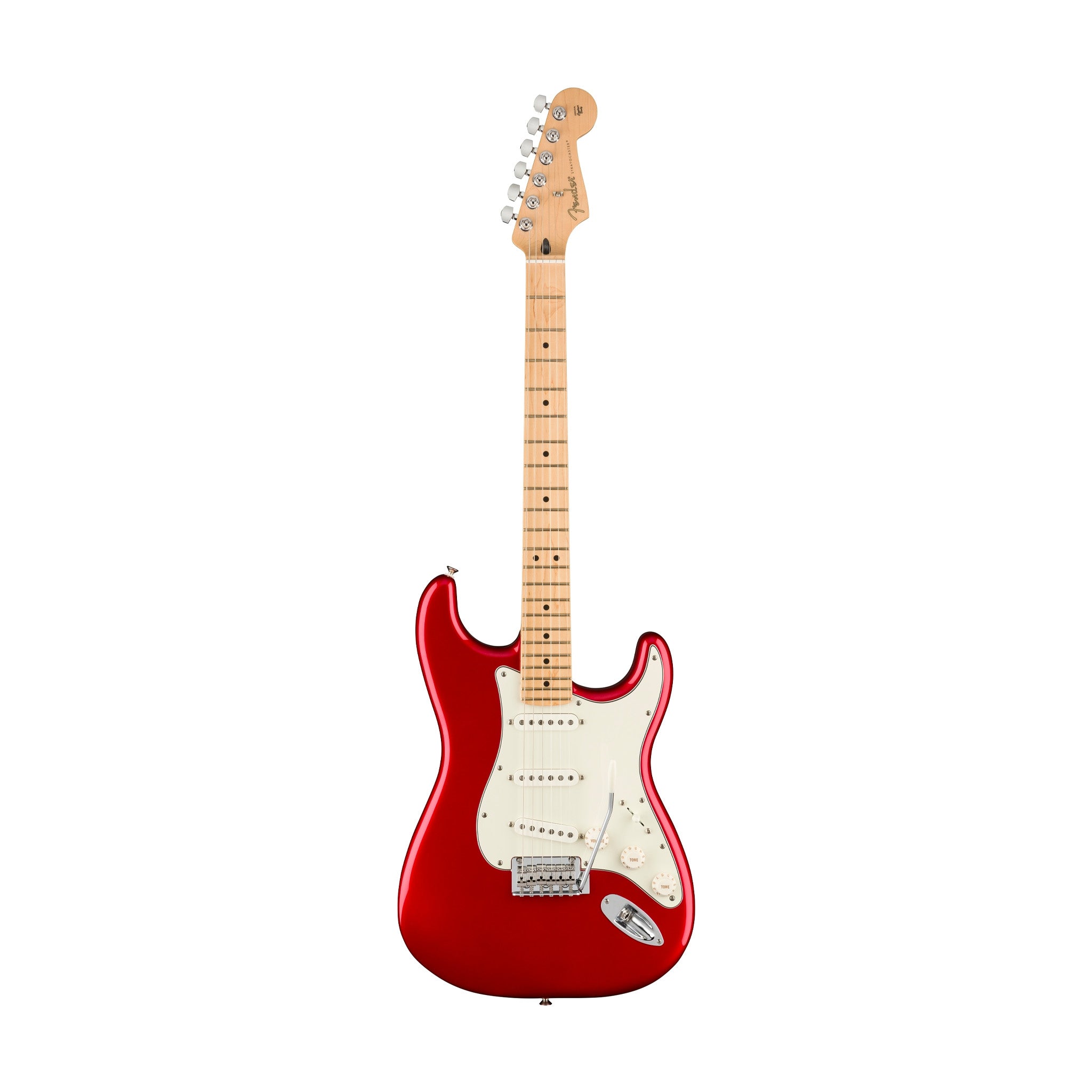 Fender Player Stratocaster Electric Guitar, Maple FB, Candy Apple Red