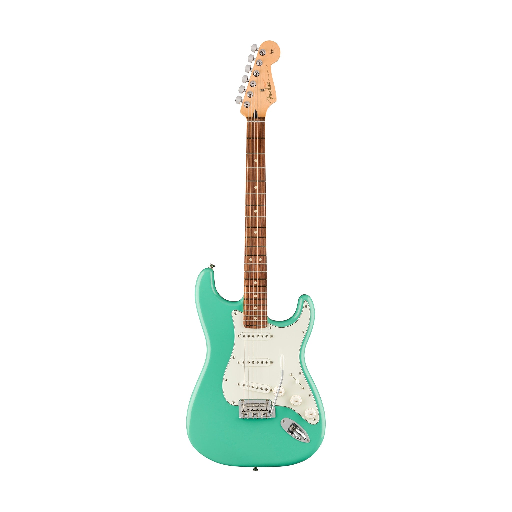 Fender Player Stratocaster Electric Guitar, Pau Ferro FB, Sea Foam Green