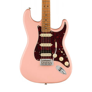 Fender Ltd Ed Player HSS Stratocaster Electric Guitar, Roasted Maple FB, Shell Pink