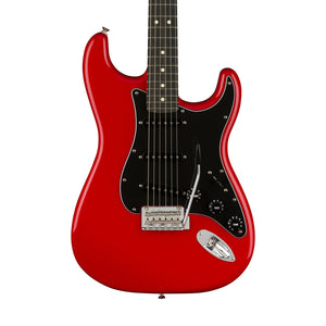 Fender Ltd Ed Player Stratocaster Electric Guitar, Ebony FB, Neon Red