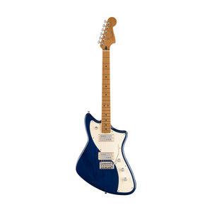 Fender FSR Player Plus Meteora Electric Guitar, Roasted Maple FB, Sapphire Blue Transparent