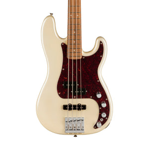 Fender Player Plus Precision Bass Guitar, PF FB, Olympic Pearl