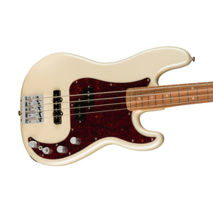 Fender Player Plus Precision Bass Guitar, PF FB, Olympic Pearl
