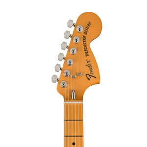 Fender Vintera II 70s Telecaster Deluxe Electric Guitar w/Tremolo, Maple FB, Vintera White