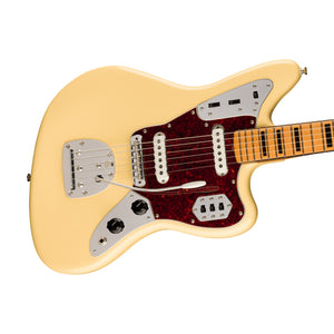 Fender Vintera II 70s Jaguar Electric Guitar, Maple FB, Vintera White