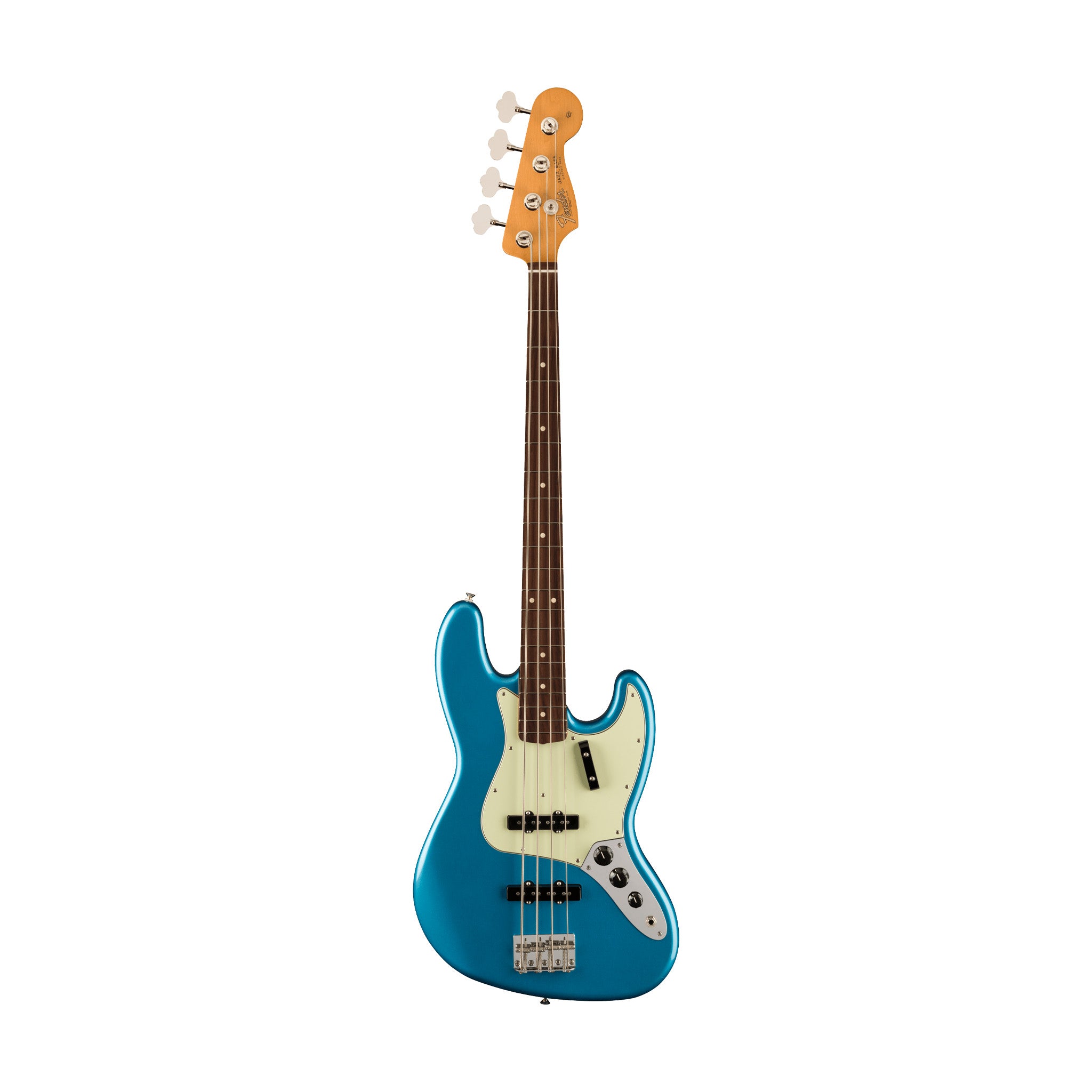 Fender Vintera II 60s Jazz Bass Guitar, RW FB, Lake Placid Blue