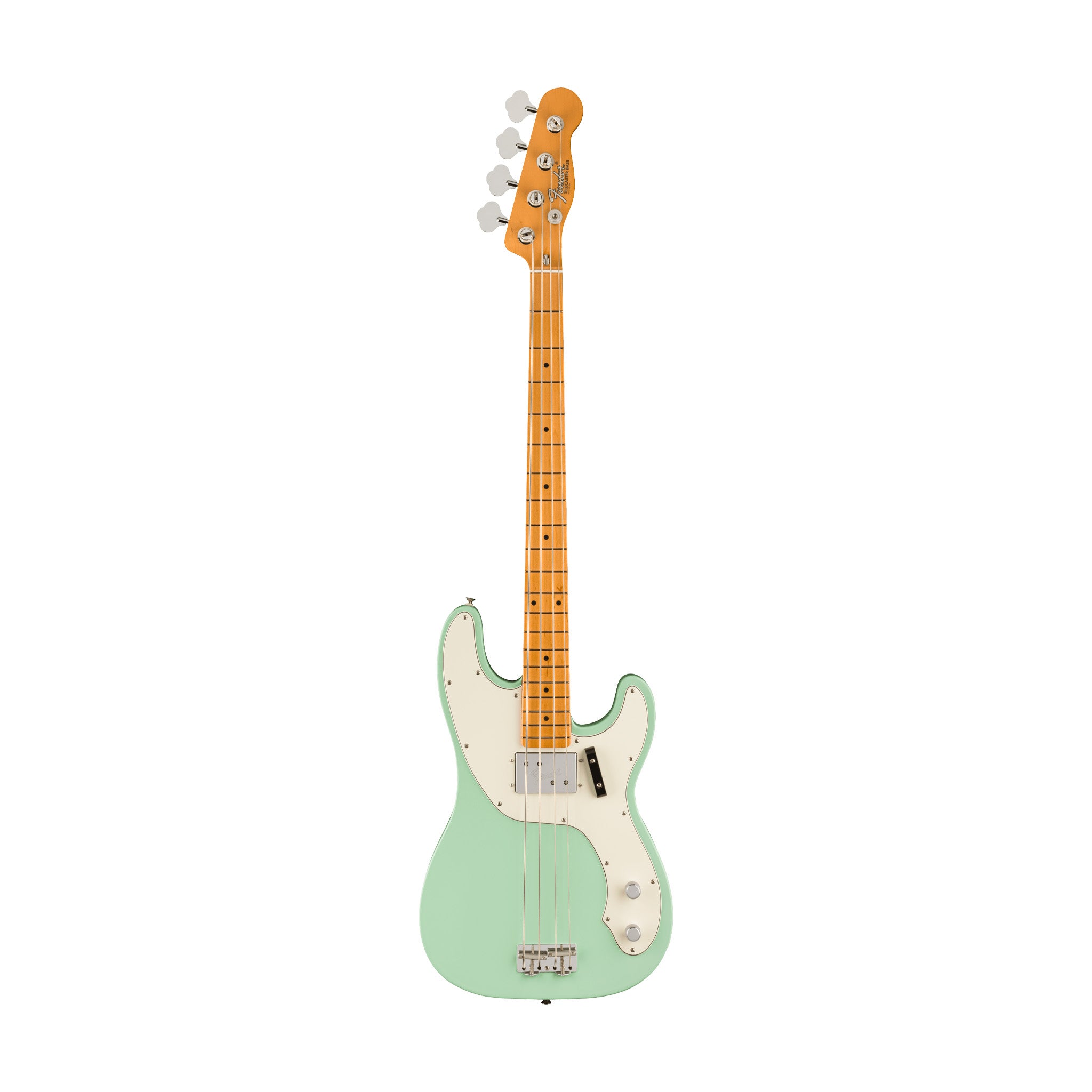Fender Vintera II 70s Telecaster Bass Guitar, Maple FB, Surf Green