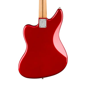 Fender Player Jaguar Bass Electric Guitar, Pau Ferro FB, Candy Apple Red