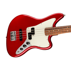 Fender Player Jaguar Bass Electric Guitar, Pau Ferro FB, Candy Apple Red
