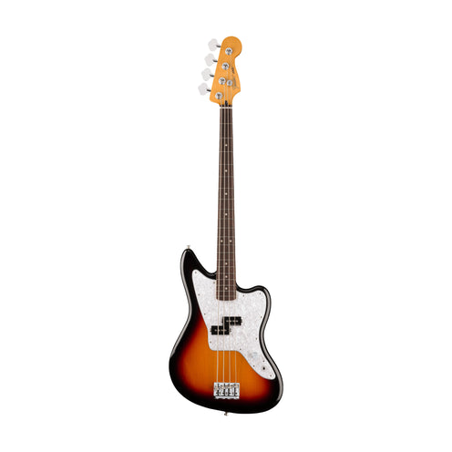 Fender Mark Hoppus Jaguar Bass Guitar, RW FB, 3-Color Sunburst