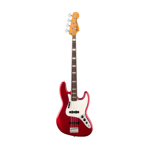 Fender Vintera III Early 70s Jazz Bass Guitar, RW FB, Candy Apple Red