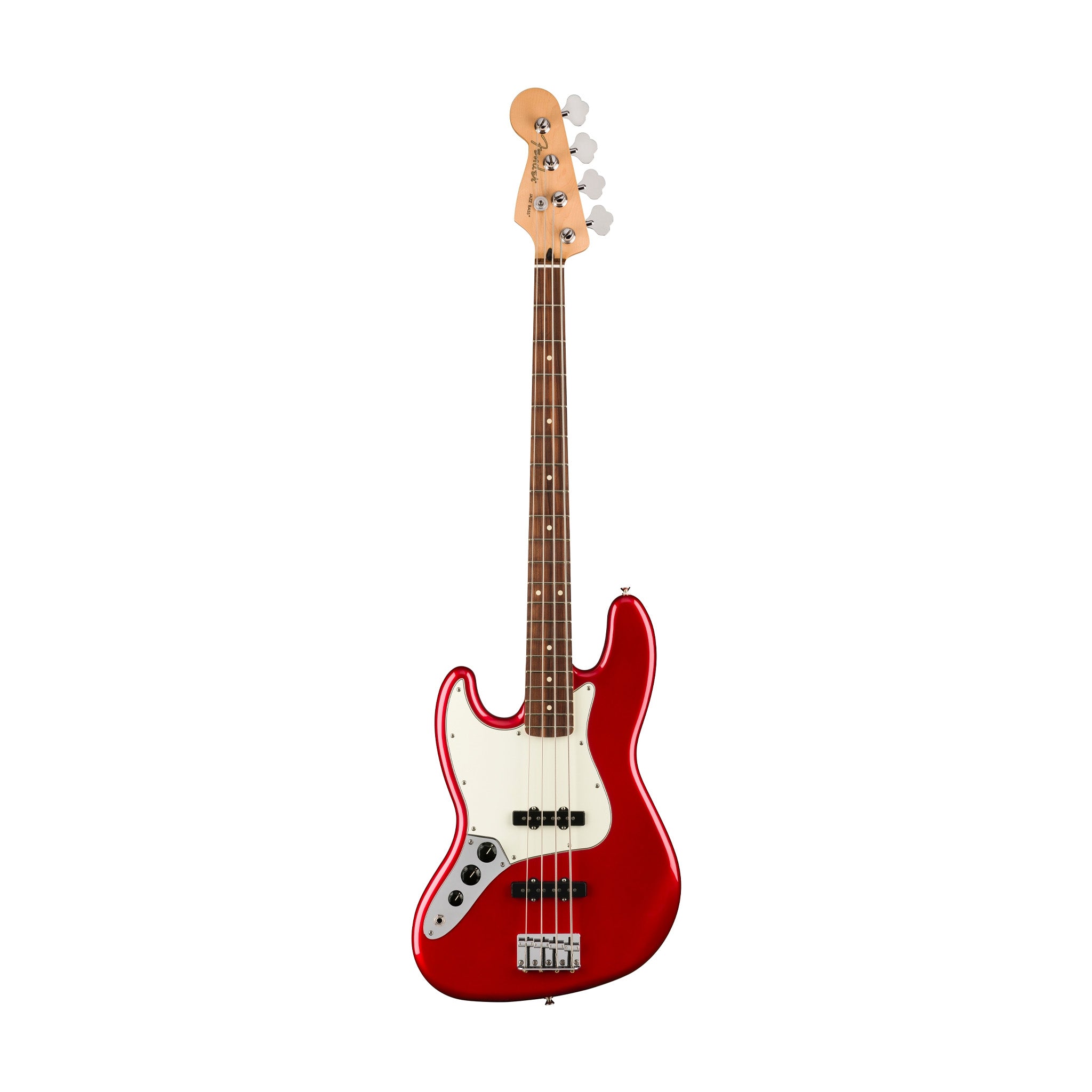 Fender Player Jazz Bass Left-Handed Electric Guitar, Pau Ferro FB, Candy Apple Red