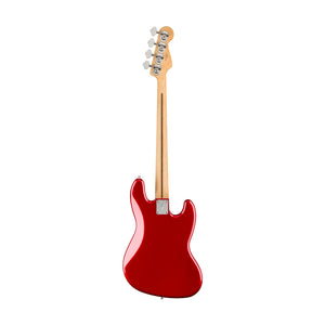 Fender Player Jazz Bass Left-Handed Electric Guitar, Pau Ferro FB, Candy Apple Red