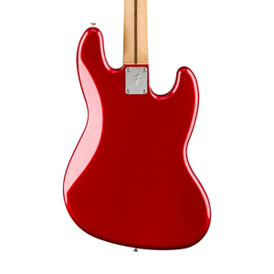 Fender Player Jazz Bass Left-Handed Electric Guitar, Pau Ferro FB, Candy Apple Red