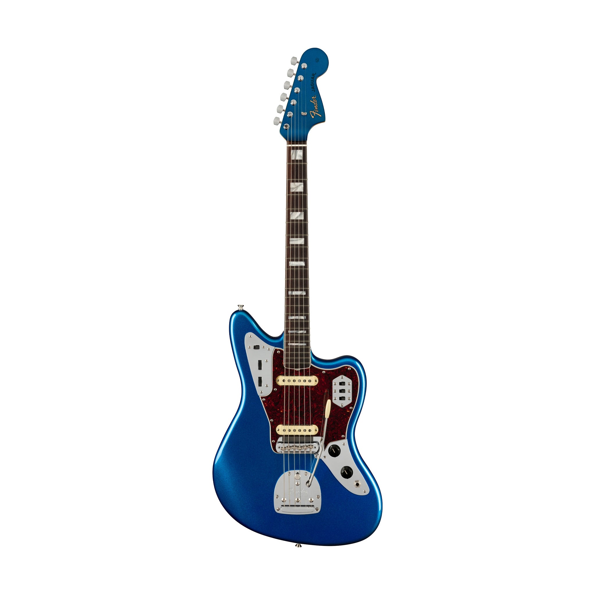 Fender 60th Anniversary Jaguar Electric Guitar, Mystic Lake Placid Blue