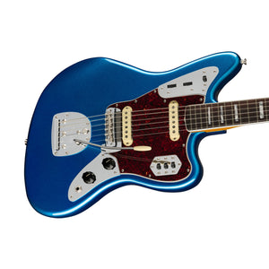 Fender 60th Anniversary Jaguar Electric Guitar, Mystic Lake Placid Blue