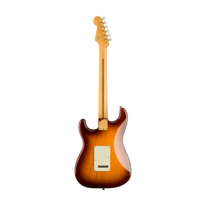 Fender 75th Anniversary Commemorative Stratocaster Electric Guitar, Maple FB, 2-Color Bourbon Sunburst