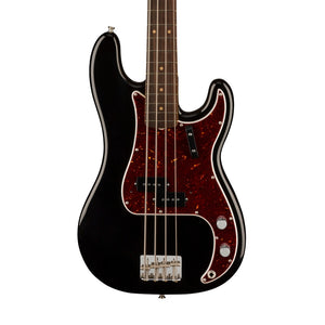 Fender American Vintage II 60 Precision Bass Electric Guitar, RW FB, Black