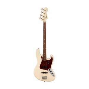 Fender American Vintage II 66 Jazz Bass Guitar, RW FB, Olympic White