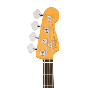 Fender American Professional II Precision Bass Electric Guitar, RW FB, Mystic Surf Green