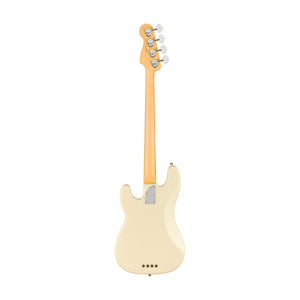 Fender American Professional II Precision Bass Electric Guitar, Maple FB, Olympic White