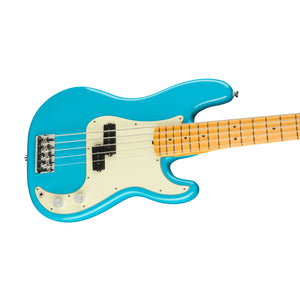 Fender American Professional II Precision Bass V Electric Guitar, Maple FB, Miami Blue