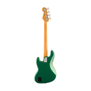 Fender FSR American Ultra Jazz Bass Guitar, Ebony FB, Mystic Pine Green