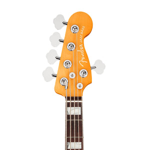 Fender American Ultra 5-String Jazz Bass Guitar, RW FB, Mocha Burst