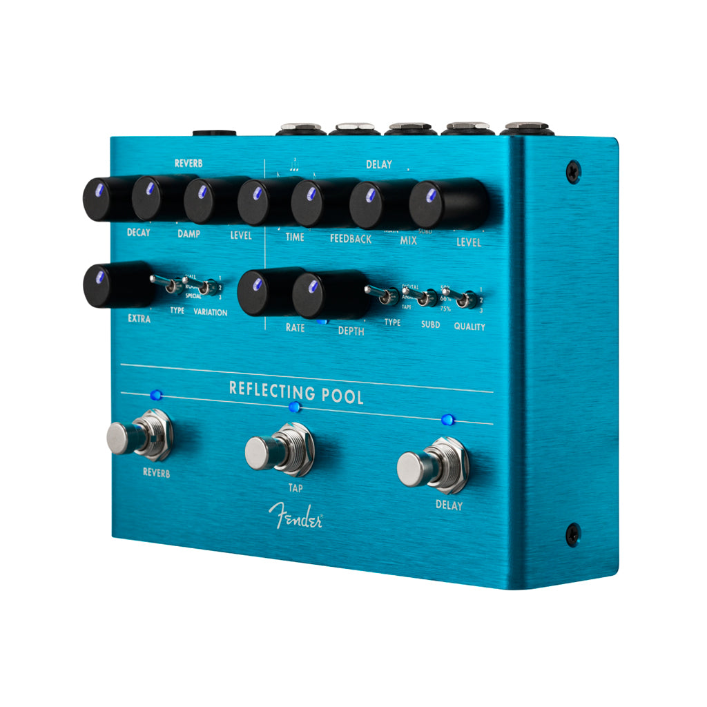 Fender Reflecting Pool Delay & Reverb Guitar Effects Pedal – Swee