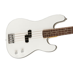 Fender Aerodyne Special Precision Bass Guitar, RW FB, Bright White