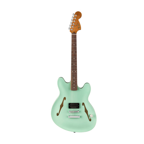 Fender Tom DeLonge Starcaster Electric Guitar, RW FB, Surf Green