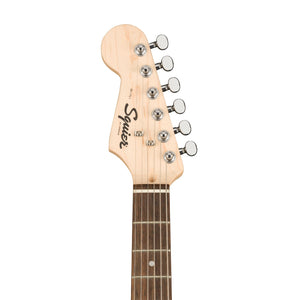 Squier Mini Stratocaster Left-Handed Electric Guitar, Laurel FB, Black