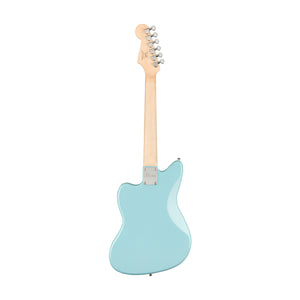 Squier Mini Jazzmaster HH Electric Guitar, Maple FB, Daphne Blue