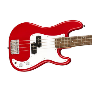 Squier Mini Precision Bass Guitar, Laurel FB, Dakota Red