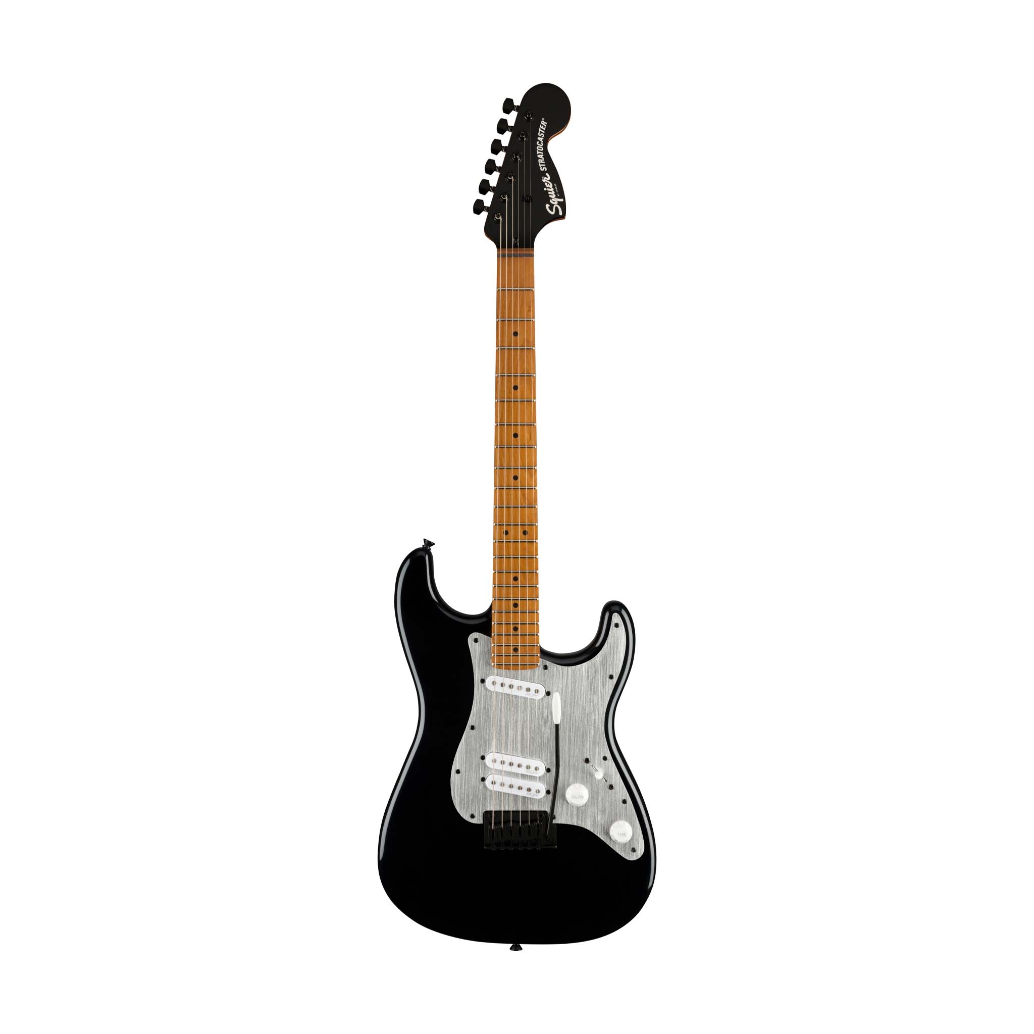 Squier Contemporary Stratocaster Special Electric Guitar, Roasted Maple FB, Black